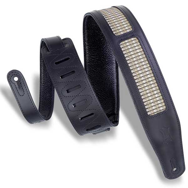 Levy's Deluxe Amped Grill Cloth Guitar Strap