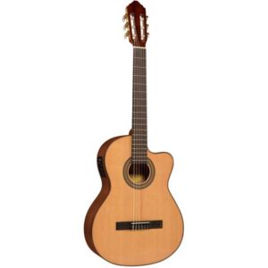 Lucero LC150Sce Spruce-Sapele Cutaway Acoustic-Electric Classical Guitar