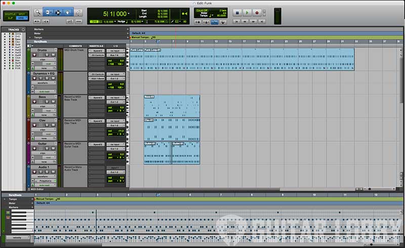 Pro Tools GUI