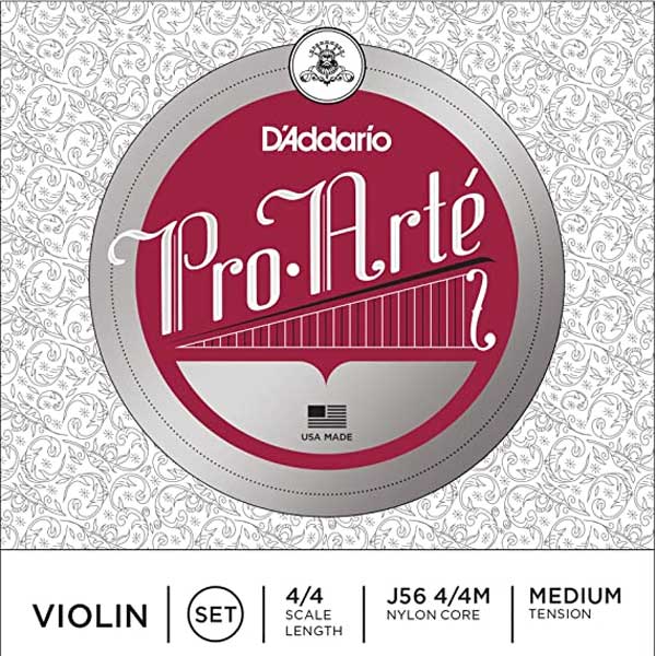 D’Addario J56 4/4M Pro-Arte Nylon violin strings
