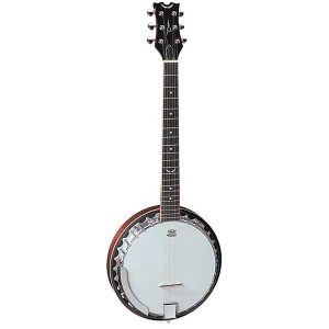 ean Backwoods 6 String Banjo Guitar