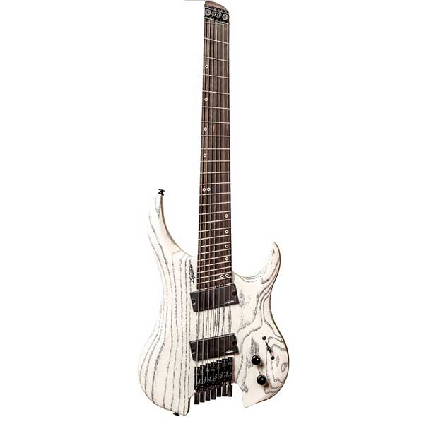 LegatorGhost Performance 7 Multi-Scale Electric Guitar White Ash