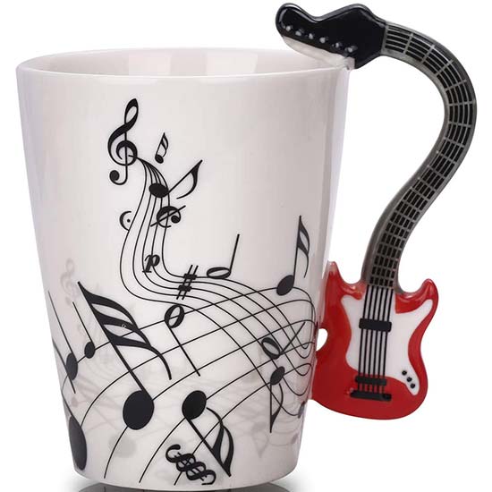 BUYNEED Guitar Mug