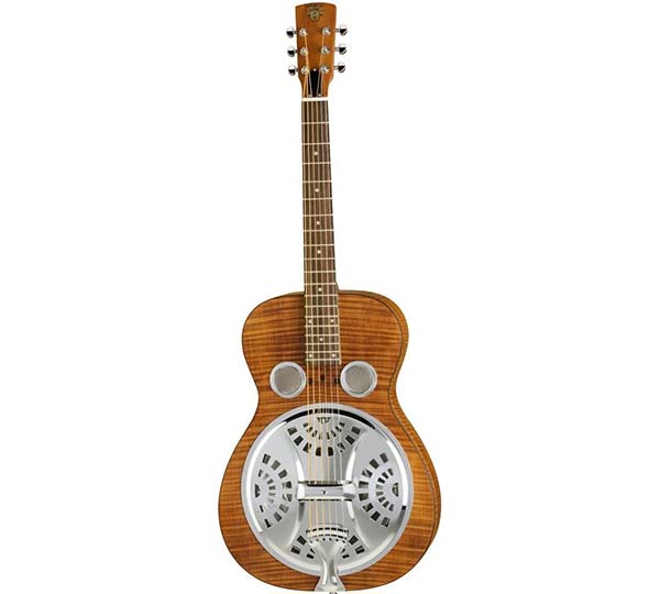 Dobro Hound Dog Deluxe Round Neck