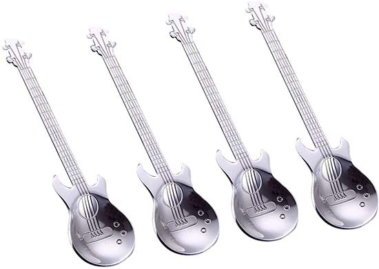 Guitar Coffee Tea Spoons