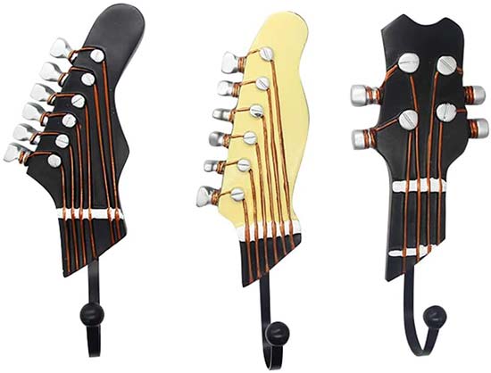 Guitar Shaped Rack Hangers