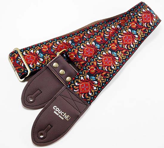 Couchguitarstraps Buckskin Hendrix Hippie Guitar Strap