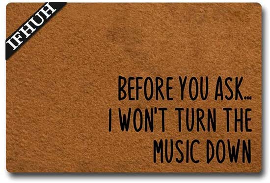 Music Down Doormat