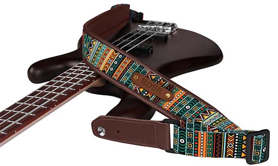 Gift Engraver Aztec Pattern Guitar Strap