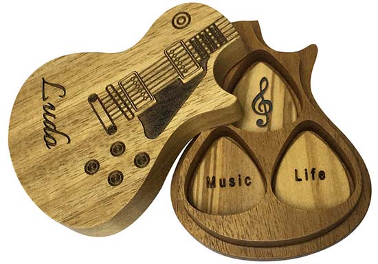 Gifts Journey Personalized Wooden Guitar Picks