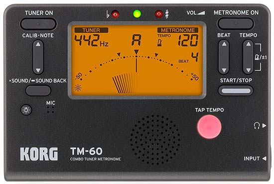 Korg TM60BK Tuner Metronome