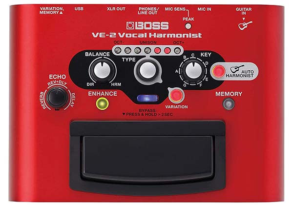 BOSS VE-2 Vocal Harmonist Multi-Effects Pedal