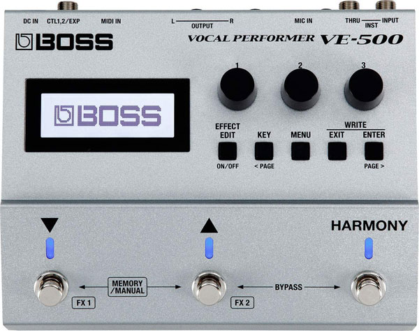 Boss VE-500 Auto Tune and Pitch Correction Pedal