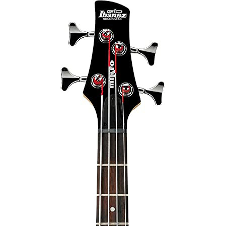 Ibanez Logo on a Bass Guitar
