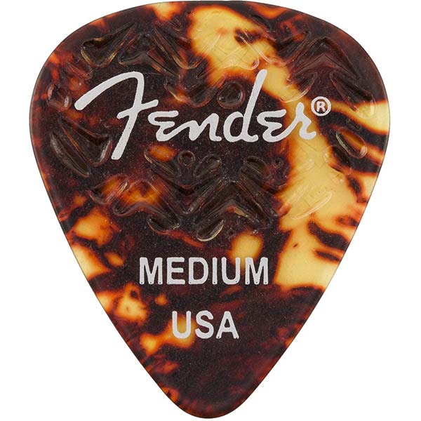 example of a tortoise shell guitar pick