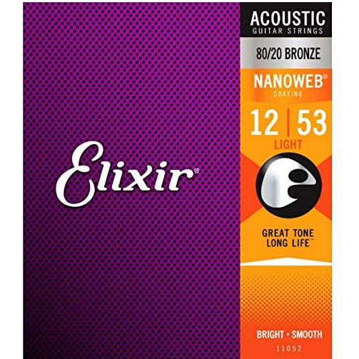 Elixir Strings 80/20 Nanoweb Coated Strings