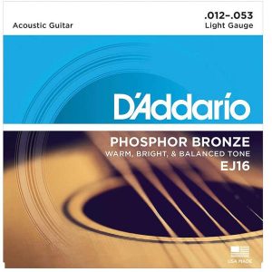 D'Addario Phosphor Bronze EJ16-3d strings