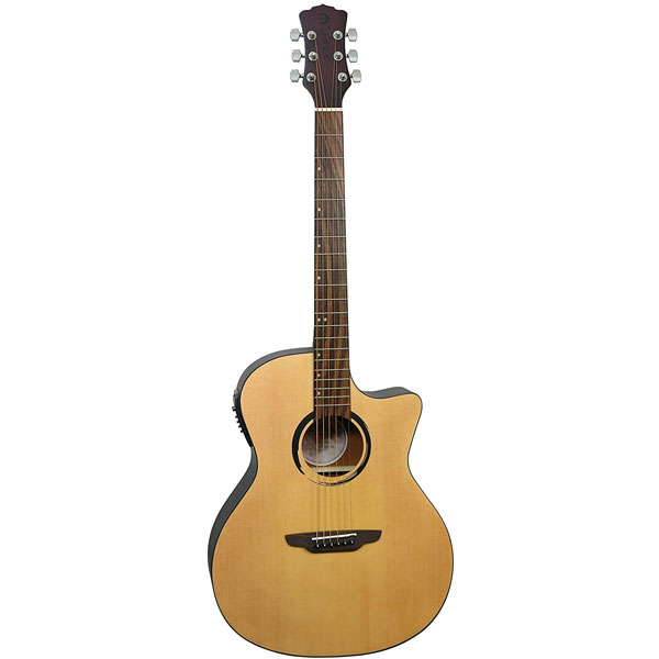 Luna Guitars Wabi Sabi Grand Concert Acoustic-Electric Guitar