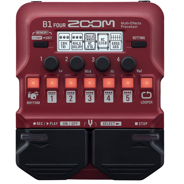 Zoom B1XFour Bass Multi-Effects Processor