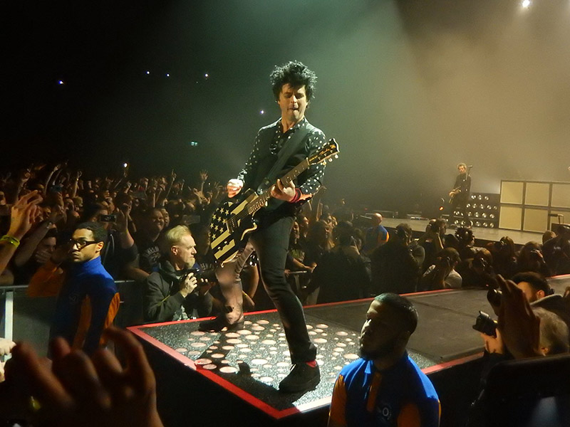 Billie Joe Armstrong Playing the Guitar