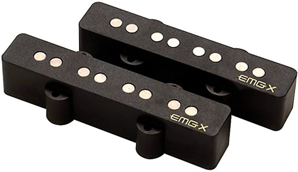 EMG JVX Bass Pickup Set Black