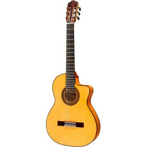 Cordoba 55FCE Thinbody Acoustic-Electric Nylon String Flamenco Guitar