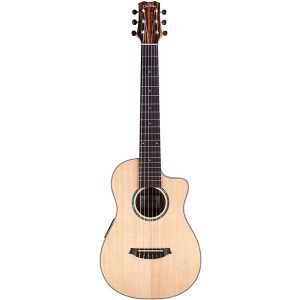 Cordoba Mini II EB-CE, Spruce Ebony, Small Body, Acoustic-Electric Cutaway Guitar