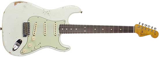 Jimi Hendrix 1964 White Fender Stratocaster (Carol/Linda)