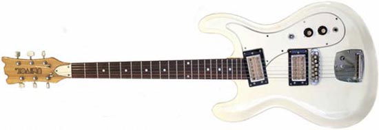 Univox Hi Flier Phase 3 White Kurt Cobain