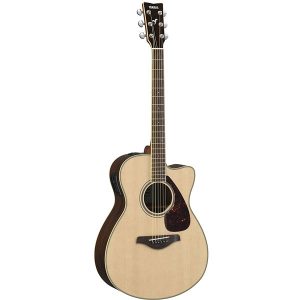 Yamaha FSX830C Small Body Solid Top Cutaway Acoustic-Electric Guitar