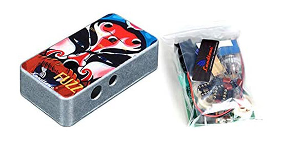 DIY Fuzz Pedal Kit Flash Purple 1590B Hammond Style Aluminum Box