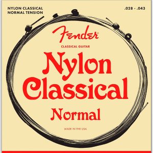 Fender 130 Clear/Silver Classical Nylon Guitar Strings