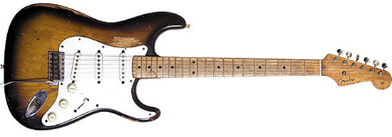 John Frusciante 1955 Fender Stratocaster Sunburst