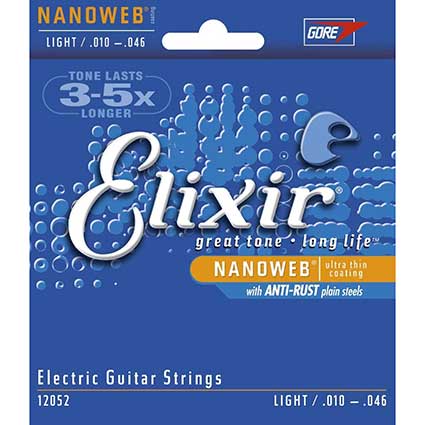 Elixir Nanoweb Electric Guitar Strings