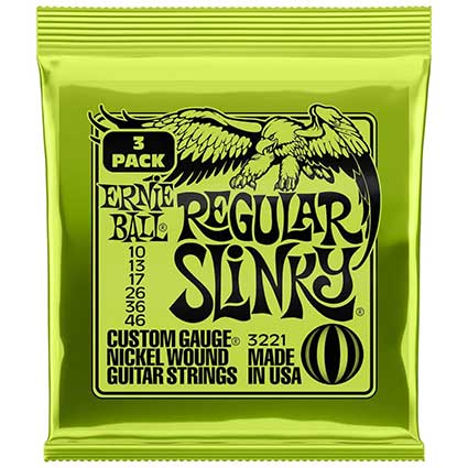 Ernie Ball Regular Slinky Nickel Wound Guitar Strings