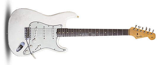 John Frusciante 1963 Fender Stratocaster White