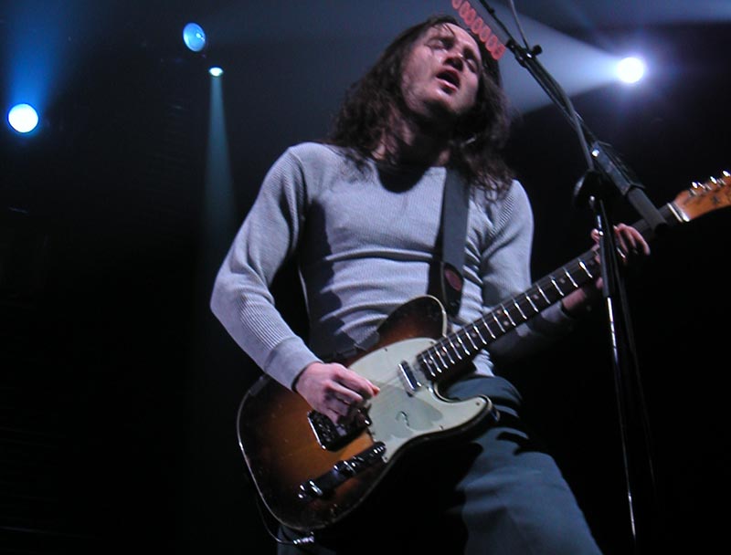 John Frusciante Playing Guitar