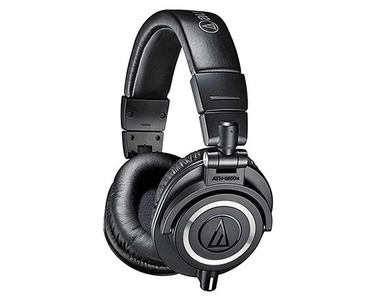 Audio-Technica ATH-M50X Studio Monitor Headphones