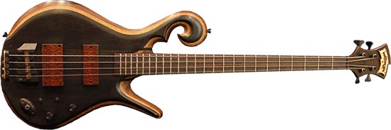 Les Claypool Carl Thompson Piccolo Custom Bass Guitar