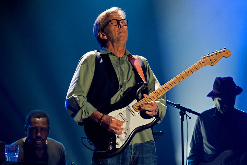 Eric Clapton Playing Guitar