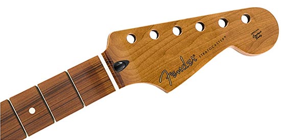 Example of a Stratocaster style headstock shape