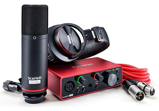 Focusrite Scarlett 2i2 3rd Gen Studio Bundle