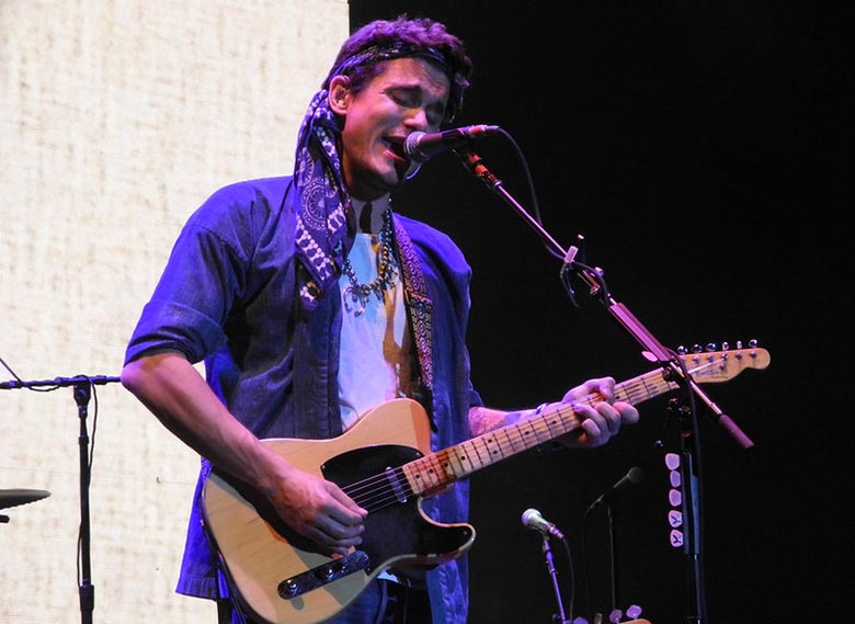 John Mayer Playing Guitar