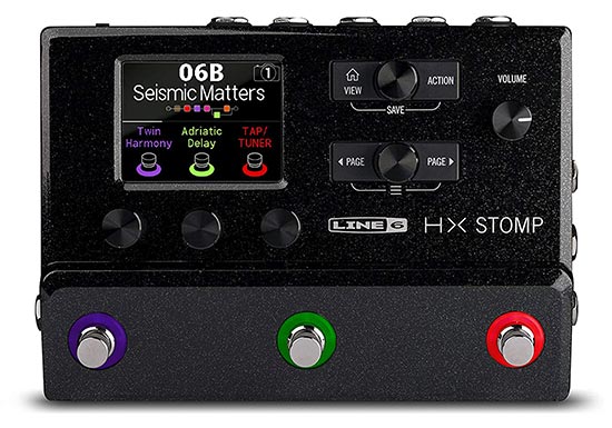 Line 6 HX Stomp Multi effect with Audio Interface