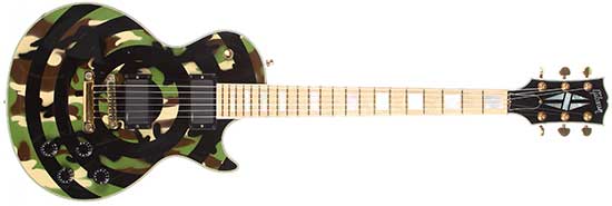 Zakk Wylde 1978 Gibson Les Paul Custom, aka "Camo"
