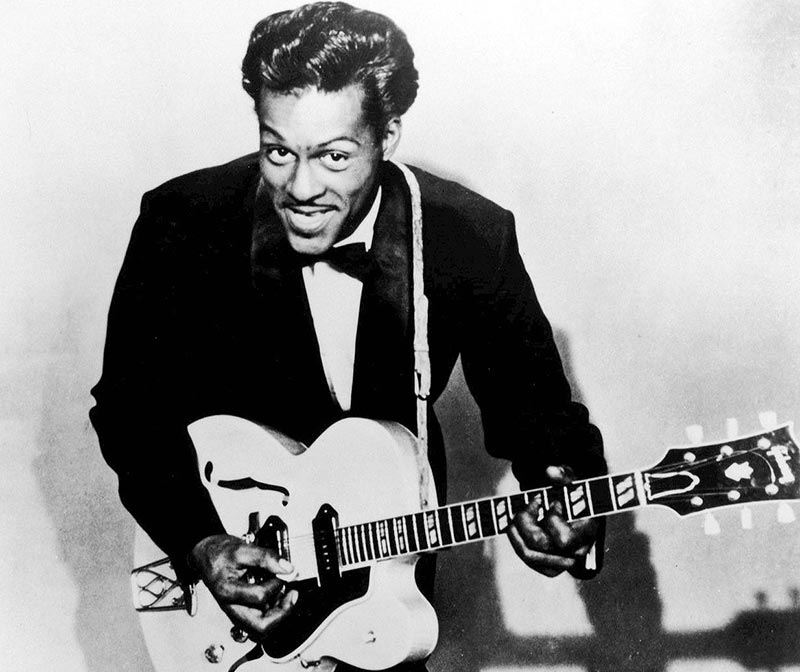 Chuck Berry Playing Guitar