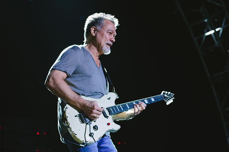 Eddie Van Halen Playing Guitar