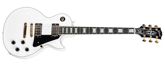 Jerry Cantrell White Gibson Les Paul Custom D-Trip