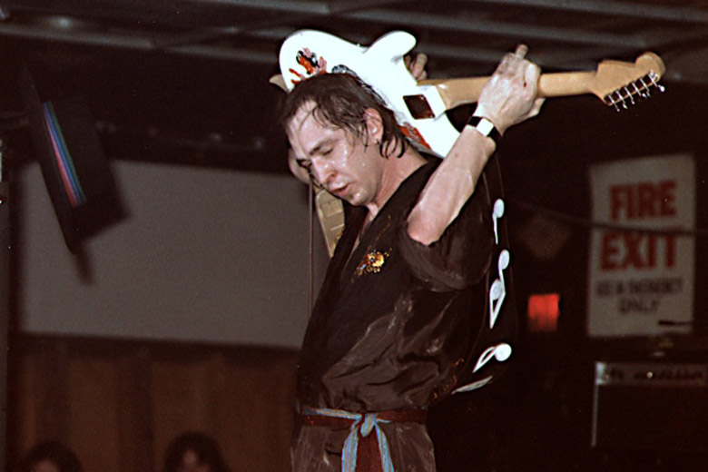 Stevie Ray Vaughan Playing Guitar