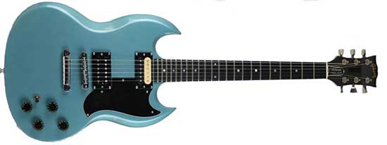 Gibson Firebrand "The SG" Deluxe Finish: Pelham blue